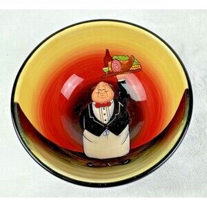 Heritage Mint, Ltd 2008 Ristorante Del Vino Waiter Soup Cereal Bowl 6 1/4 Inch